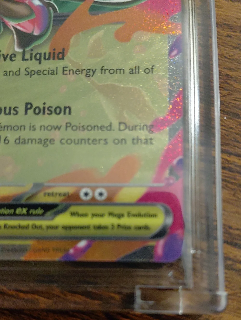 Mega Dragalge-EX Rainbow Holo Pokémon Card